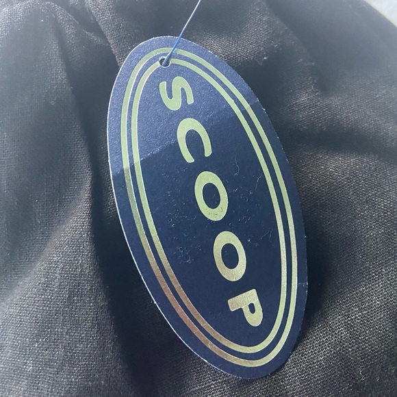 Scoop,black linen blend shorts SZ XL (16-18)  NWT - Picture 3 of 6